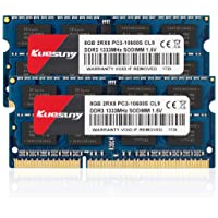 Kuesuny Compatible with Apple 16GB Kit (2x8GB) DDR3 1333MHz PC3-10600 SODIMM Memory Upgrade For MacBook Pro-iMac-Mac…